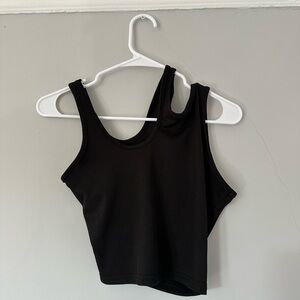 Black Sleeveless Women's Top